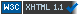 Valid XHTML 1.1